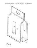 Bag construction with side gussets diagram and image