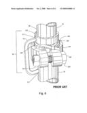 Mine support having a linearly moveable and/or pivoting end plate diagram and image