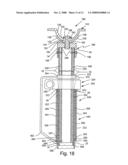 Mine support having a linearly moveable and/or pivoting end plate diagram and image