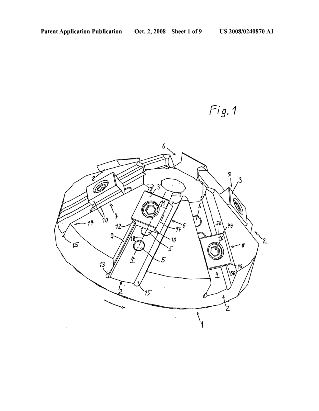 Milling Head For Milling Chamfers - diagram, schematic, and image 02