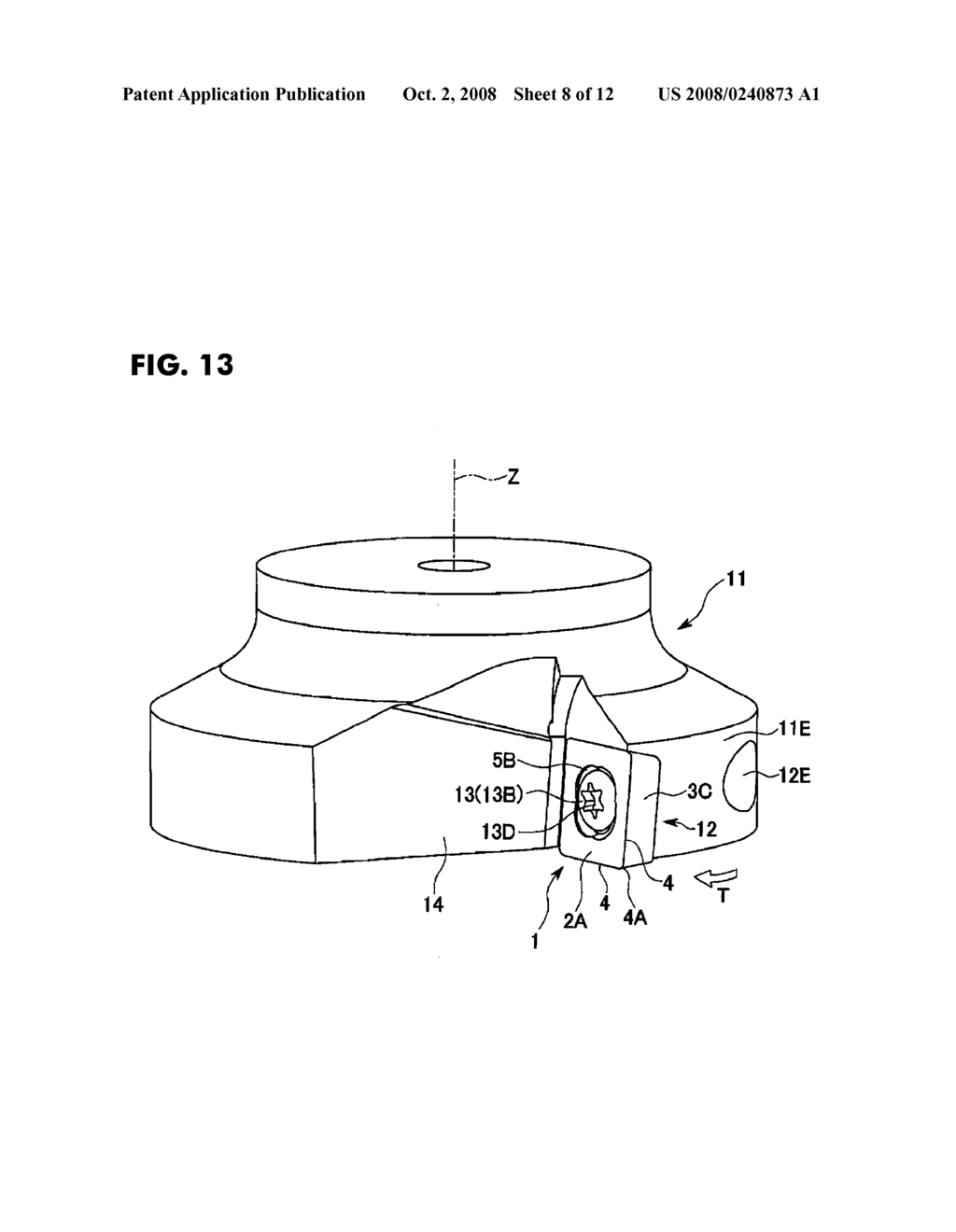 Clamp Mechanism of Throwaway Tip - diagram, schematic, and image 09