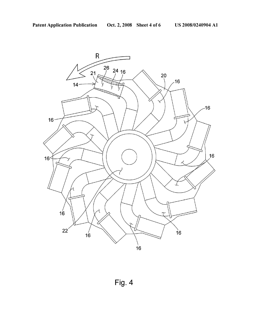 Method of Pumping Gaseous Matter via a Supersonic Centrifugal Pump - diagram, schematic, and image 05