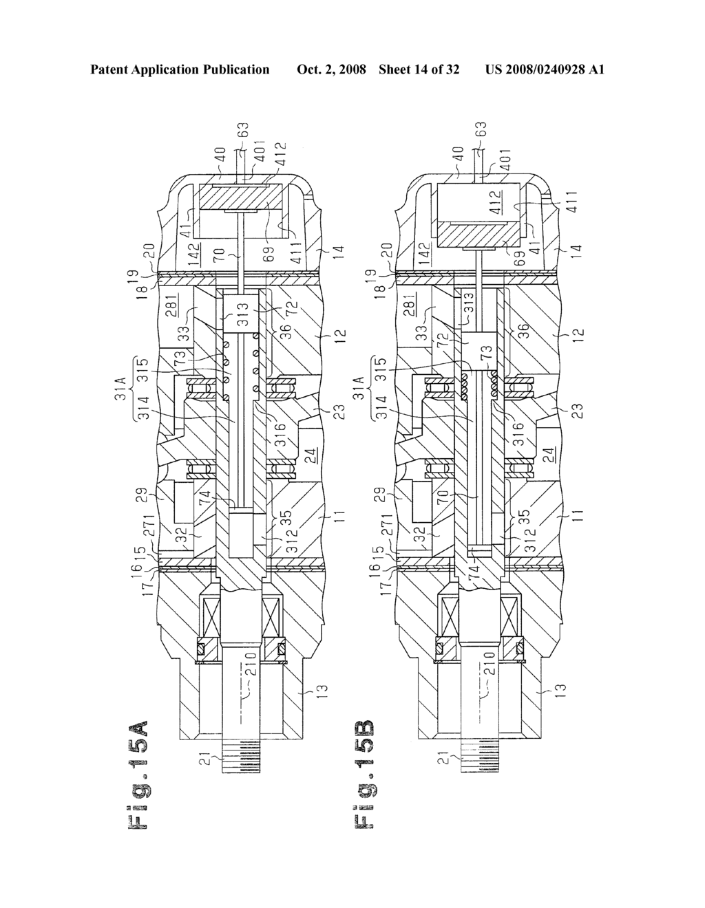 REFRIGERANT SUCTION STRUCTURE IN FIXED DISPLACEMENT TYPE PISTON COMPRESSOR, AND OPERATION CONTROL METHOD IN FIXED DISPLACEMENT TYPE PISTON COMPRESSOR - diagram, schematic, and image 15