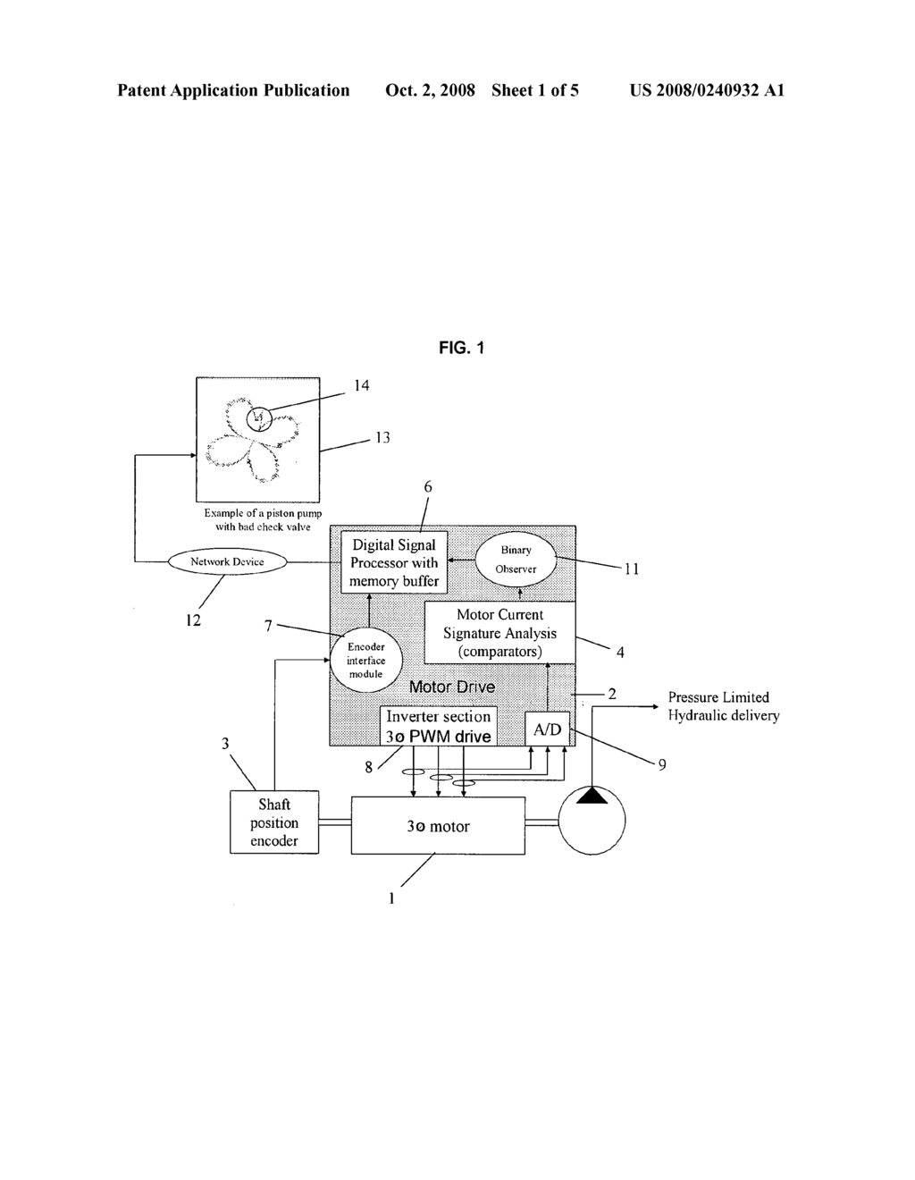 Pump, real-time, general and incremental condition diagnosis - diagram, schematic, and image 02