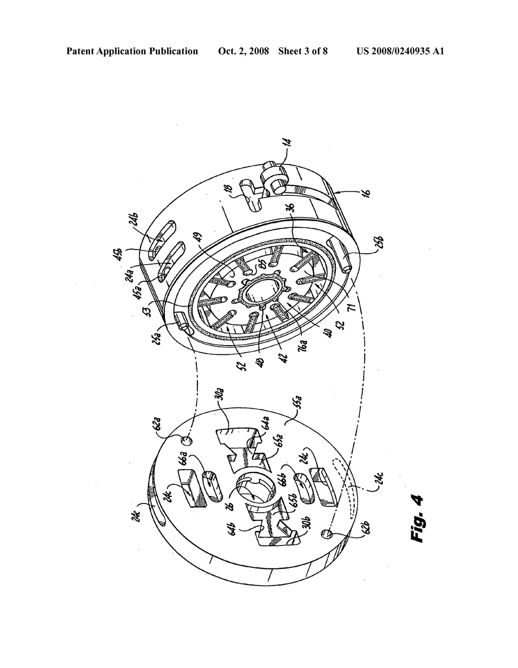 Balanced variable displacement vane pump with floating face seals and biased vane seals - diagram, schematic, and image 04