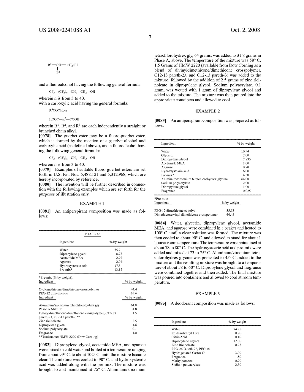 ANTIPERSPIRANT/DEODORANT COMPOSITIONS AND METHODS - diagram, schematic, and image 08