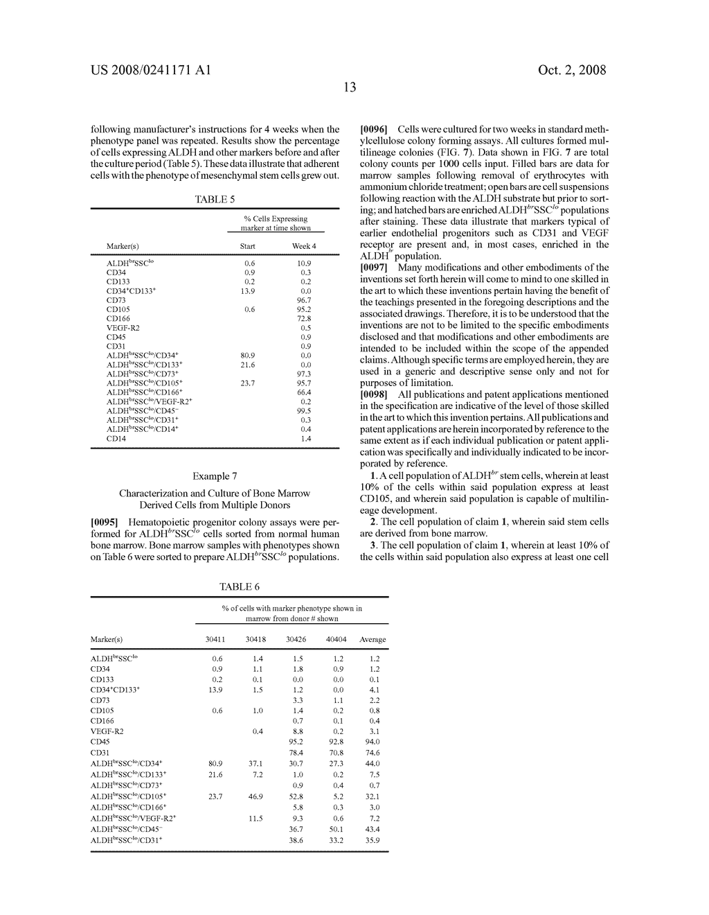 Stem Cell Populations and Methods of Use - diagram, schematic, and image 21