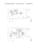 SYSTEM FOR PRODUCING A STRIP OF DOUGH FROM A STRIP OF RAW DOUGH AND SET OF PLANETARY ROLLERS FOR USE IN SUCH A SYSTEM diagram and image