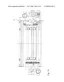 SYSTEM FOR PRODUCING A STRIP OF DOUGH FROM A STRIP OF RAW DOUGH AND SET OF PLANETARY ROLLERS FOR USE IN SUCH A SYSTEM diagram and image