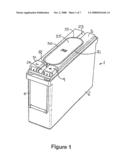 Battery casing diagram and image