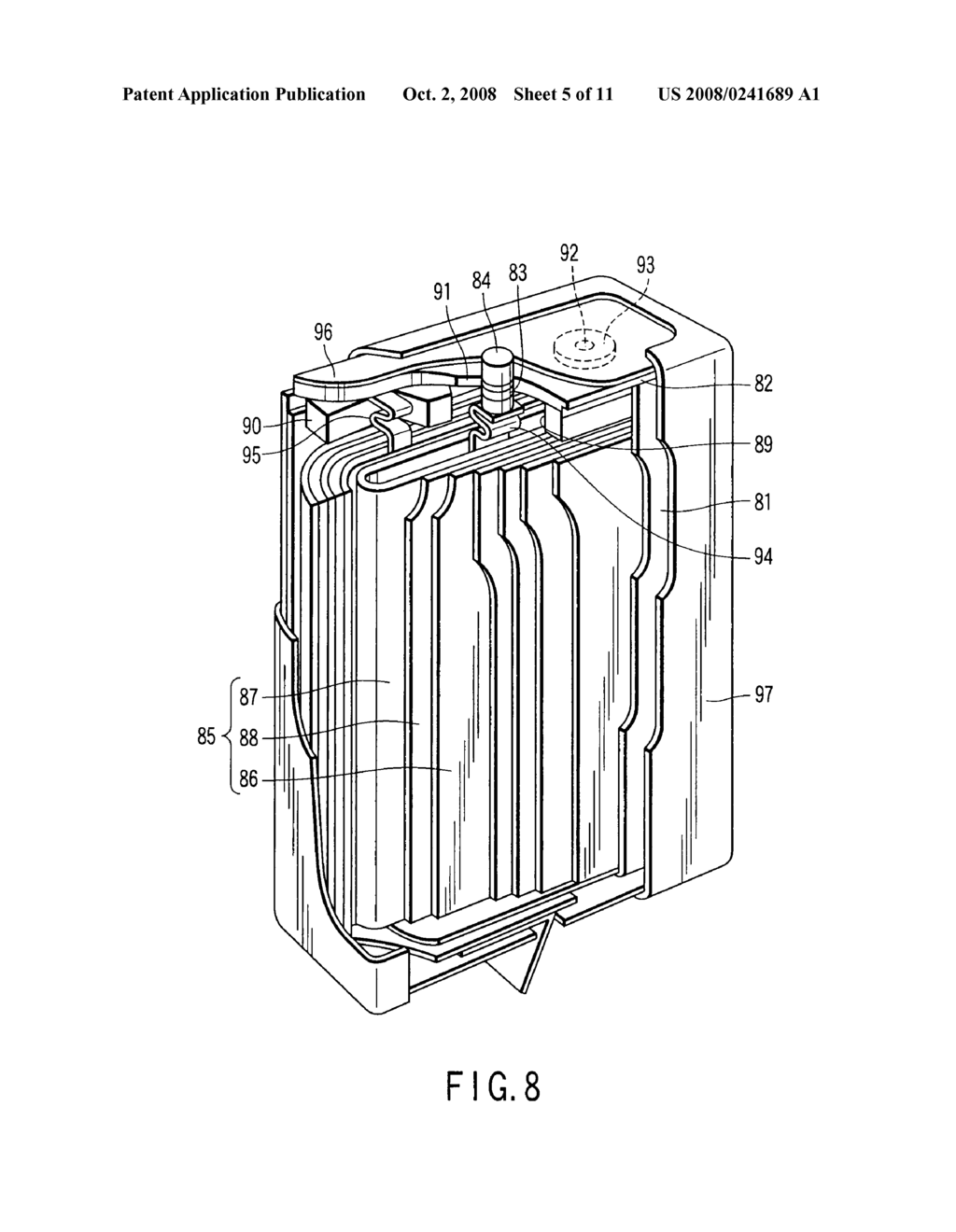 NONAQUEOUS ELECTROLYTE BATTERY, BATTERY PACK AND VEHICLE - diagram, schematic, and image 06