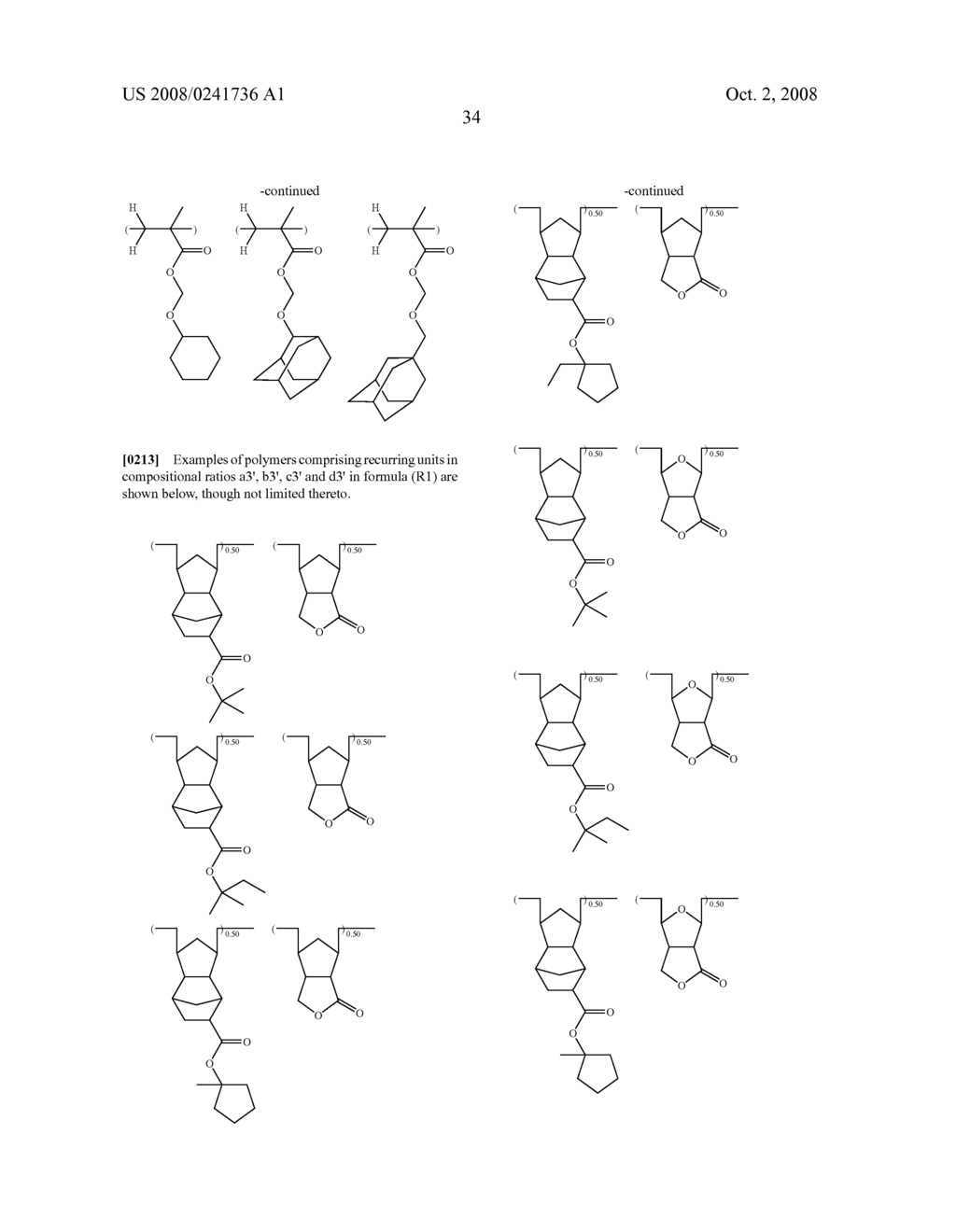 RESIST COMPOSITION AND PATTERNING PROCESS - diagram, schematic, and image 35