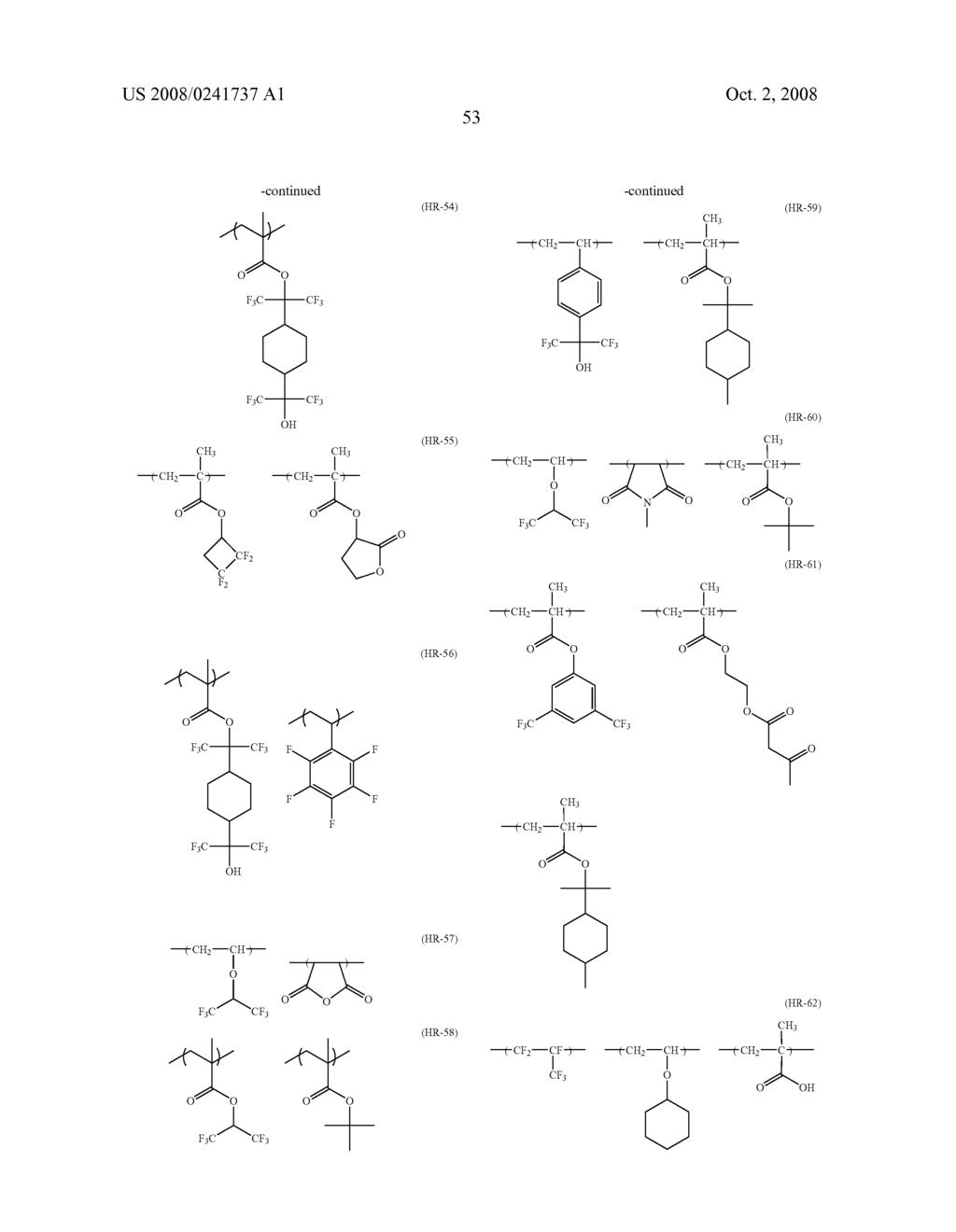 RESIST COMPOSITION AND PATTERN-FORMING METHOD USING SAME - diagram, schematic, and image 55