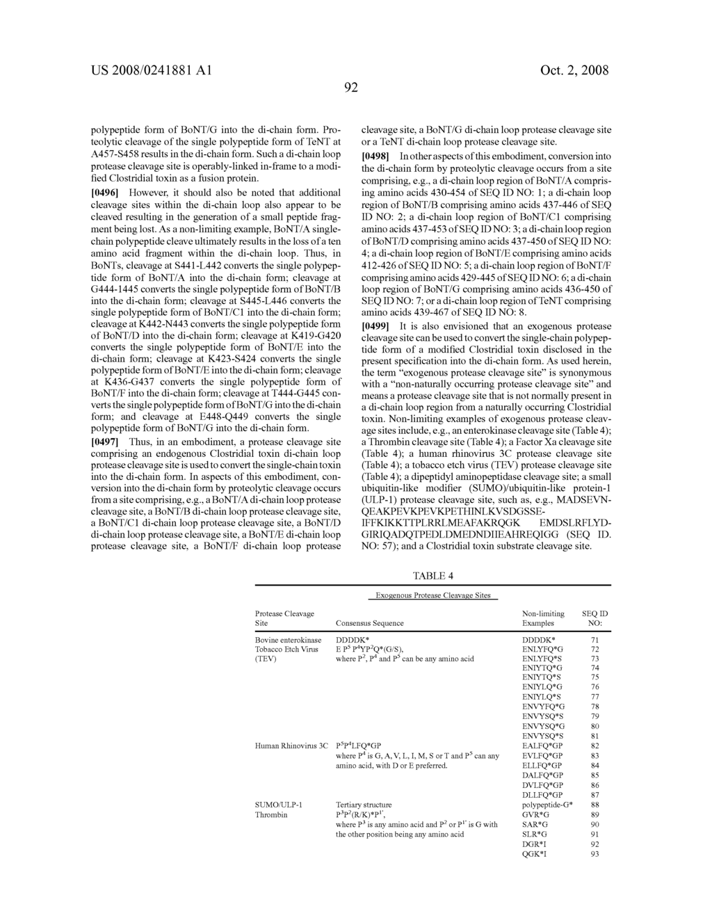 MODIFIED CLOSTRIDIAL TOXINS WITH ENHANCED TRANSLOCATION CAPABILITIES AND ALTERED TARGETING ACTIVITY FOR CLOSTRIDIAL TOXIN TARGET CELLS - diagram, schematic, and image 102