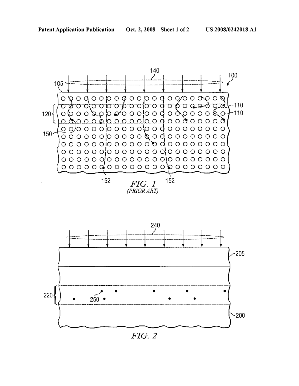 METHOD OF REDUCING CHANNELING OF ION IMPLANTS USING A SACRIFICIAL SCATTERING LAYER - diagram, schematic, and image 02