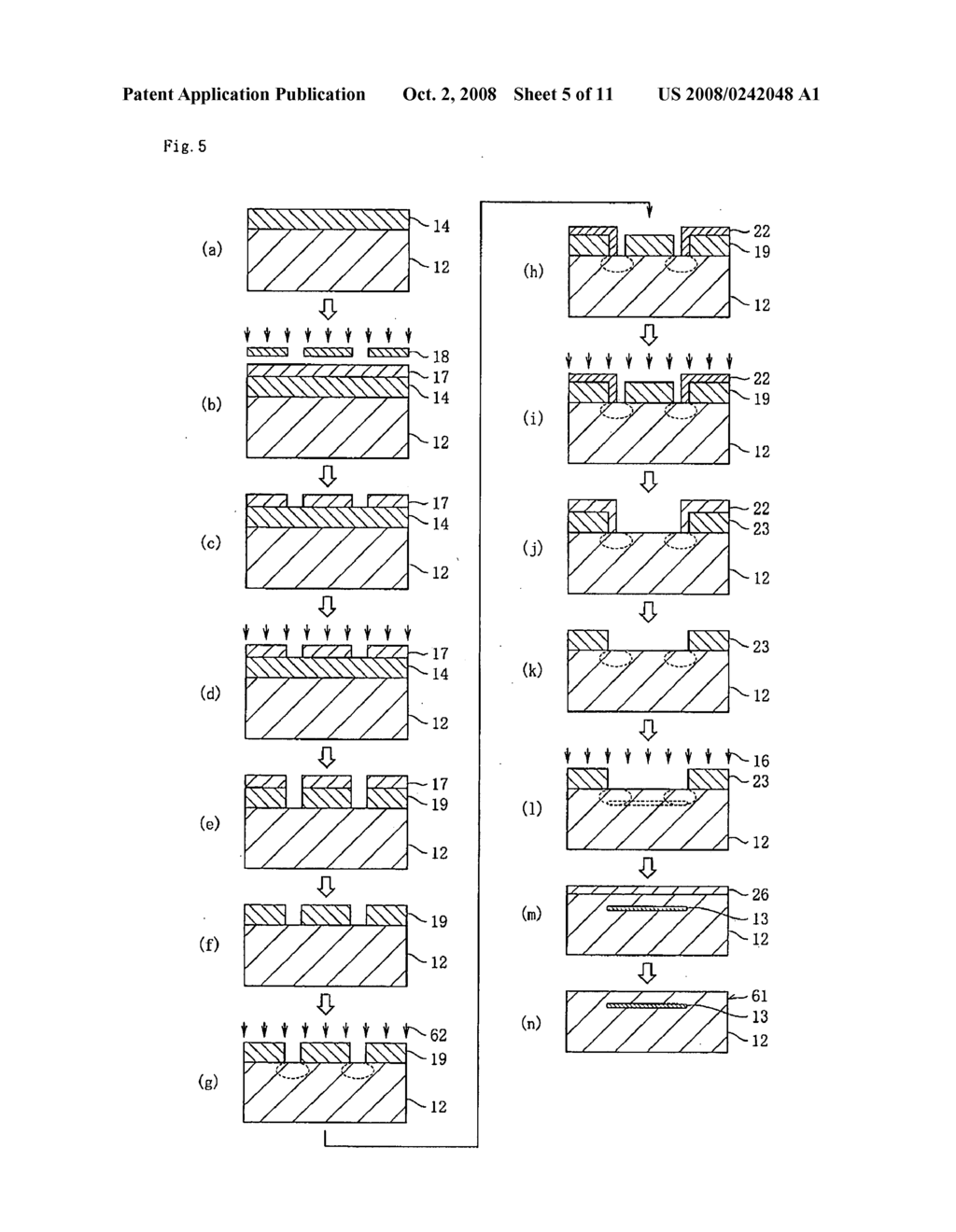 METHOD FOR MANUFACTURING SOI SUBSTRATE - diagram, schematic, and image 06