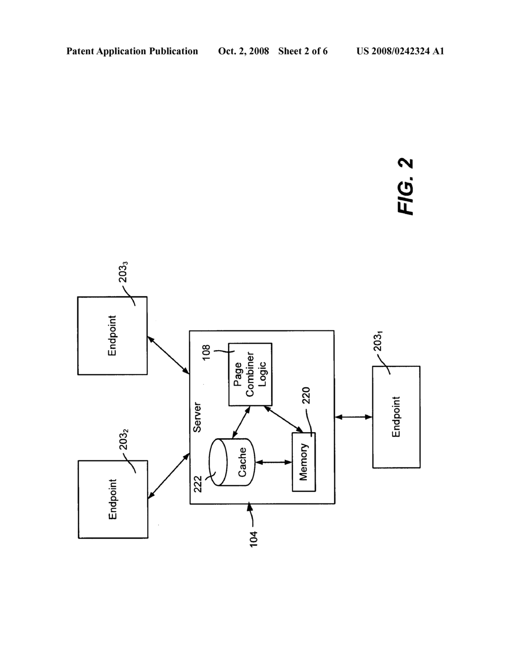 Efficient message communication in mobile browsers with multiple endpoints - diagram, schematic, and image 03