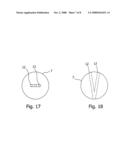 Ball travel-modifying device diagram and image