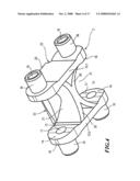  SIDE BOW CONVEYOR CHAIN WITH INNER AND OUTER CHAIN LINKS diagram and image