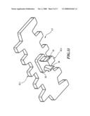  SIDE BOW CONVEYOR CHAIN WITH INNER AND OUTER CHAIN LINKS diagram and image