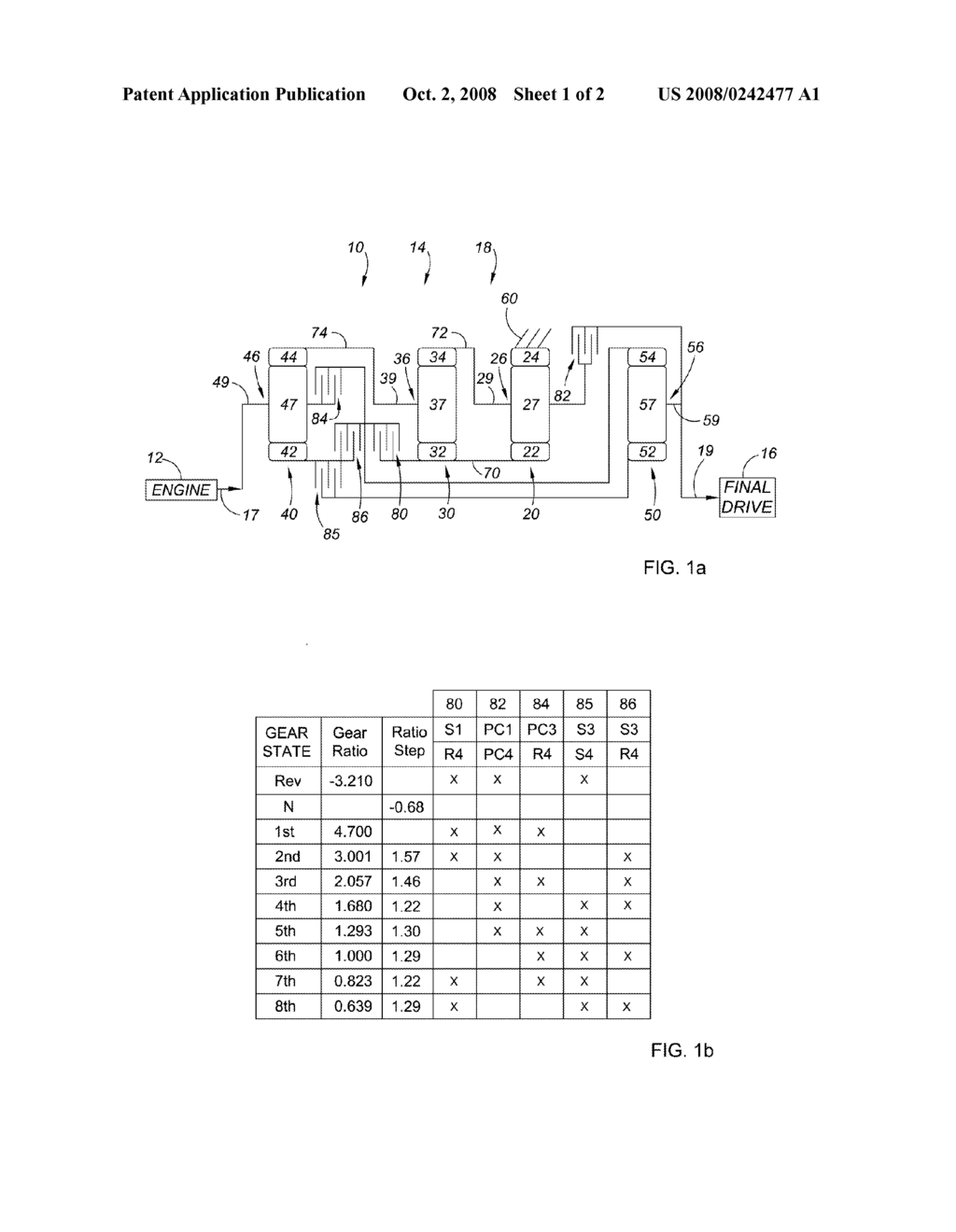 8-Speed Transmission - diagram, schematic, and image 02