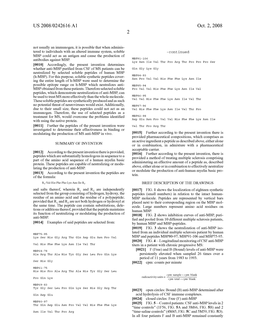 PEPTIDE SPECIFICITY OF ANTI-MYELIN BASIS PROTEIN AND THE ADMINISTRATION OF MYELIN BASIC PROTEIN PEPTIDES TO MULTIPLE SCLEROSIS PATIENTS - diagram, schematic, and image 28