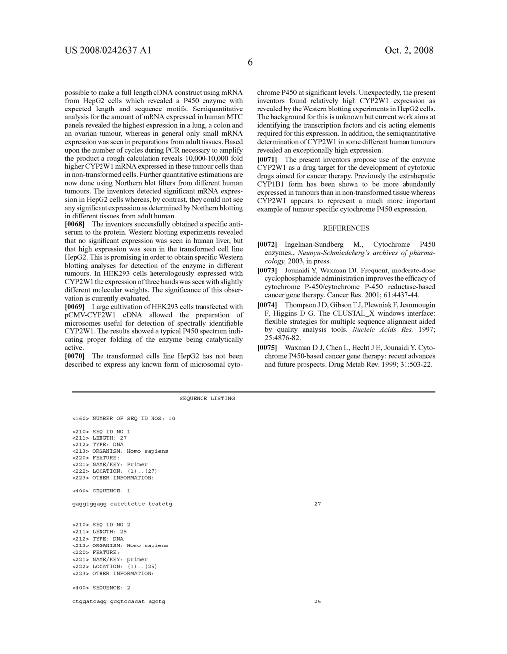 Use of Cytochrome P450 Enzyme CYP2WI as a Drug Target for Cancer Therapy - diagram, schematic, and image 22