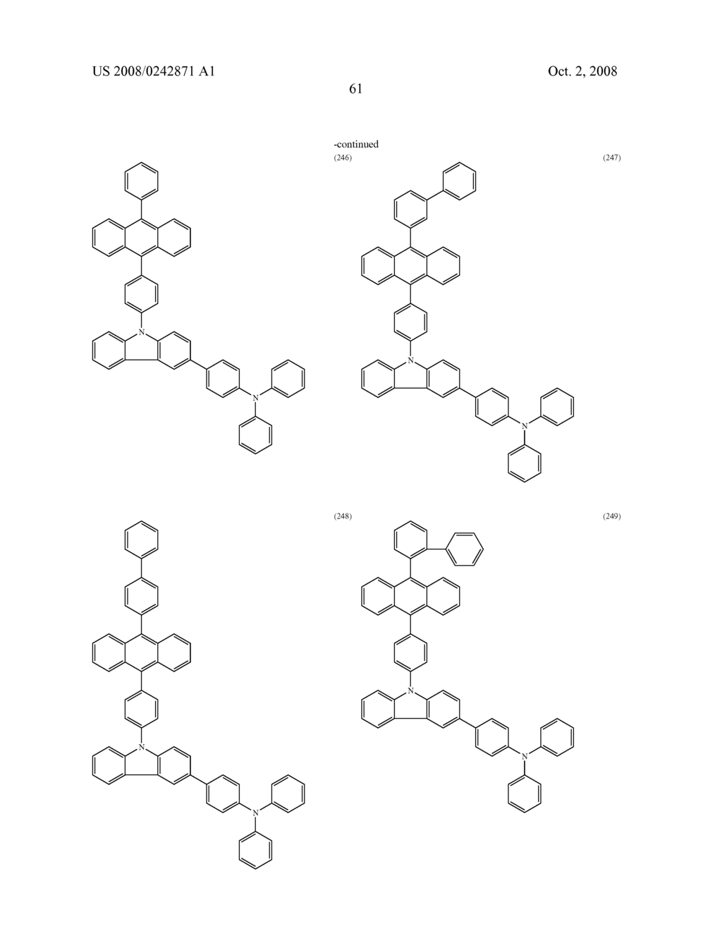 Organic compound, anthracene derivative, and light-emitting element, light-emitting device, and electronic device using anthracene derivative - diagram, schematic, and image 133