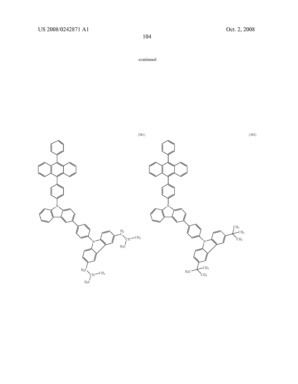 Organic compound, anthracene derivative, and light-emitting element, light-emitting device, and electronic device using anthracene derivative - diagram, schematic, and image 176