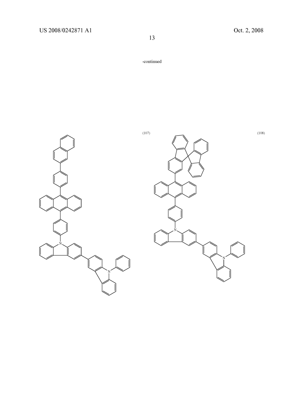 Organic compound, anthracene derivative, and light-emitting element, light-emitting device, and electronic device using anthracene derivative - diagram, schematic, and image 85