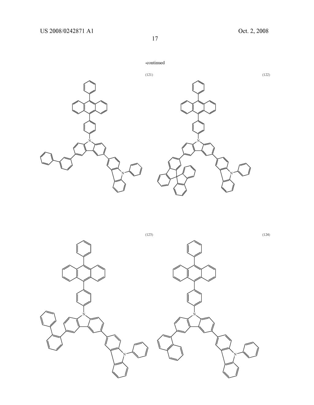 Organic compound, anthracene derivative, and light-emitting element, light-emitting device, and electronic device using anthracene derivative - diagram, schematic, and image 89