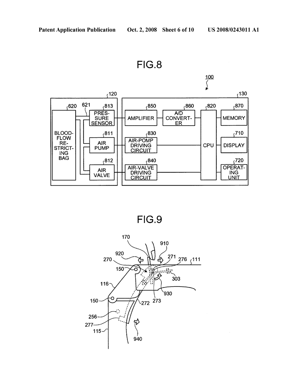 BLOOD PRESSURE MONITOR - diagram, schematic, and image 07