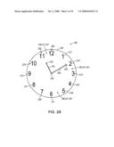 Method and apparatus for measuring representational motions in a medical context diagram and image