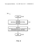 Method and apparatus for measuring representational motions in a medical context diagram and image