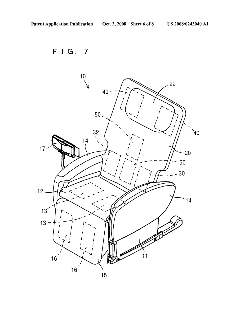 CHAIR-TYPE MASSAGE MACHINE - diagram, schematic, and image 07