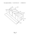 Stepped microkeratome blade holder diagram and image