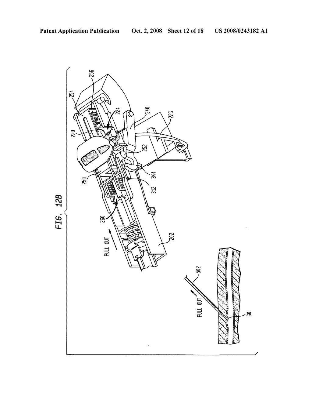 Vascular hemostasis device and deployment apparatus - diagram, schematic, and image 13