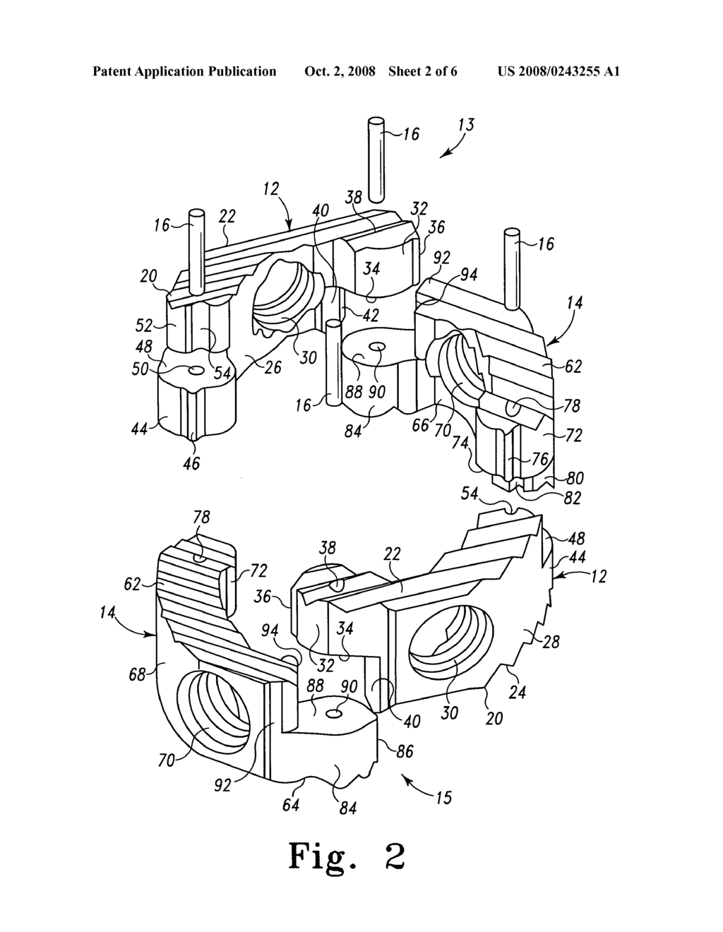 Radially expandable spinal interbody device and implantation tool - diagram, schematic, and image 03