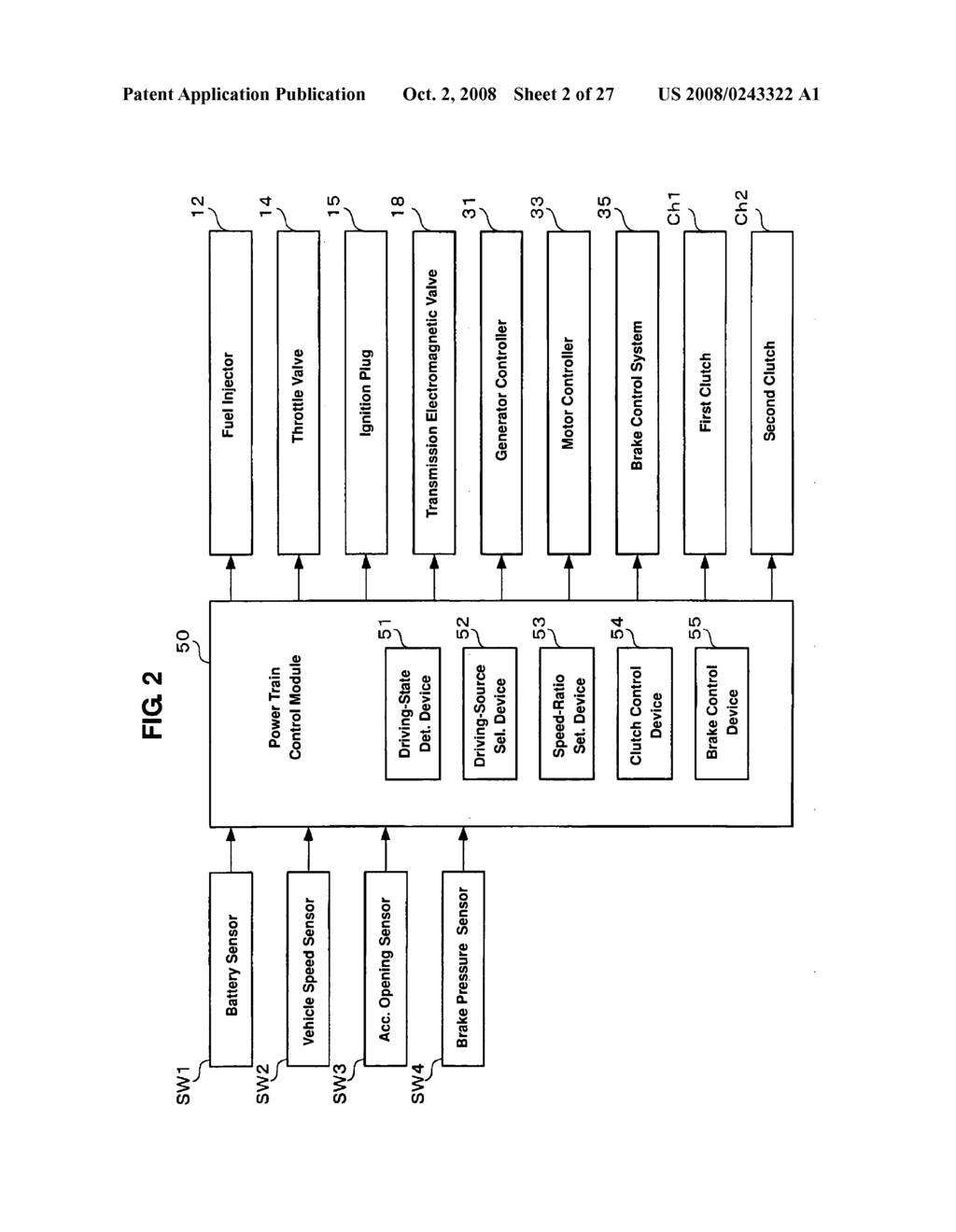 CONTROL DEVICE AND METHOD OF HYBRID VEHICLE - diagram, schematic, and image 03