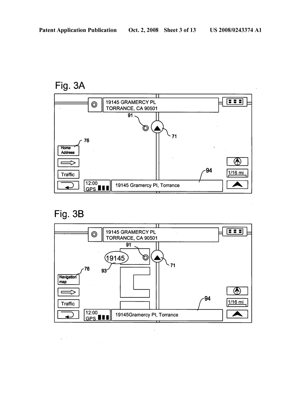 Method and apparatus for displaying house number and building footprint in arrival screen for navigation system - diagram, schematic, and image 04