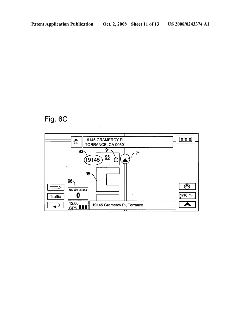 Method and apparatus for displaying house number and building footprint in arrival screen for navigation system - diagram, schematic, and image 12