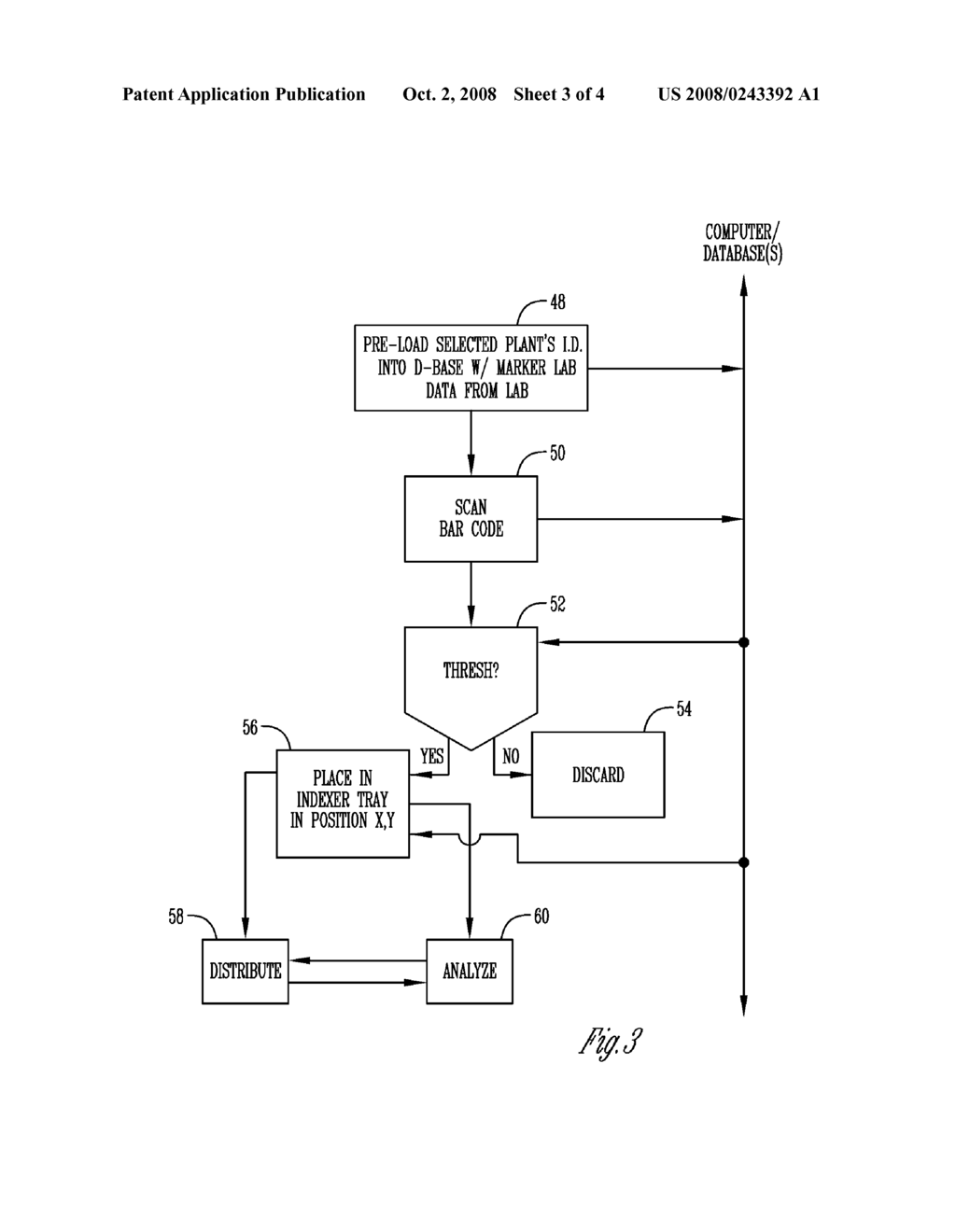 METHOD AND APPARATUS FOR TRACKING INDIVIDUAL PLANTS WHILE GROWING AND/OR AFTER HARVEST - diagram, schematic, and image 04