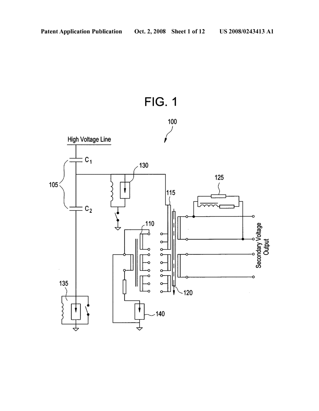  SELF-ADJUSTING VOLTAGE FILTERING TECHNIQUE COMPENSATING FOR DYNAMIC ERRORS OF CAPACITIVE VOLTAGE TRANSFORMERS - diagram, schematic, and image 02