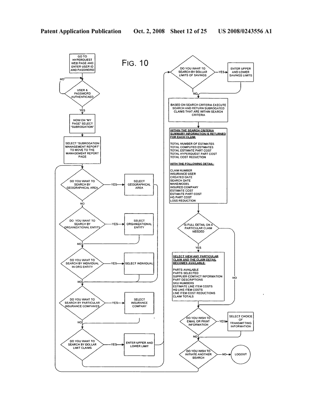 HISTORICAL INSURANCE TRANSACTION SYSTEM AND METHOD - diagram, schematic, and image 13