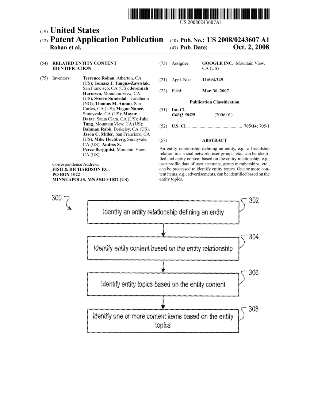 RELATED ENTITY CONTENT IDENTIFICATION - diagram, schematic, and image 01