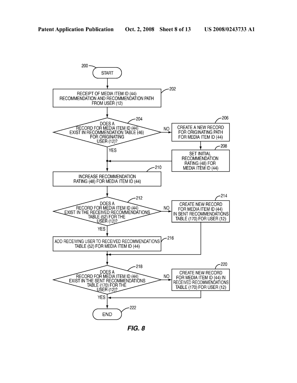 RATING MEDIA ITEM RECOMMENDATIONS USING RECOMMENDATION PATHS AND/OR MEDIA ITEM USAGE - diagram, schematic, and image 09