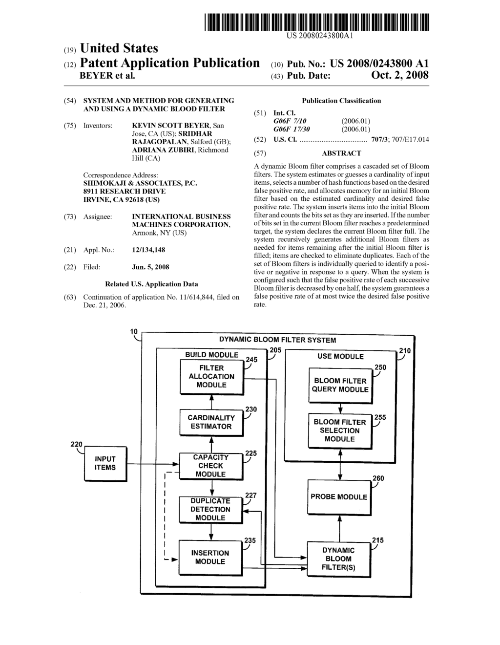 SYSTEM AND METHOD FOR GENERATING AND USING A DYNAMIC BLOOD FILTER - diagram, schematic, and image 01