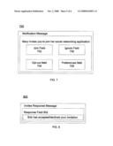 METHOD AND SYSTEM FOR NOTIFYING AN INVITEE USER WHEN AN INVITING USER ACCESSES A SOCIAL NETWORKING APPLICATION diagram and image