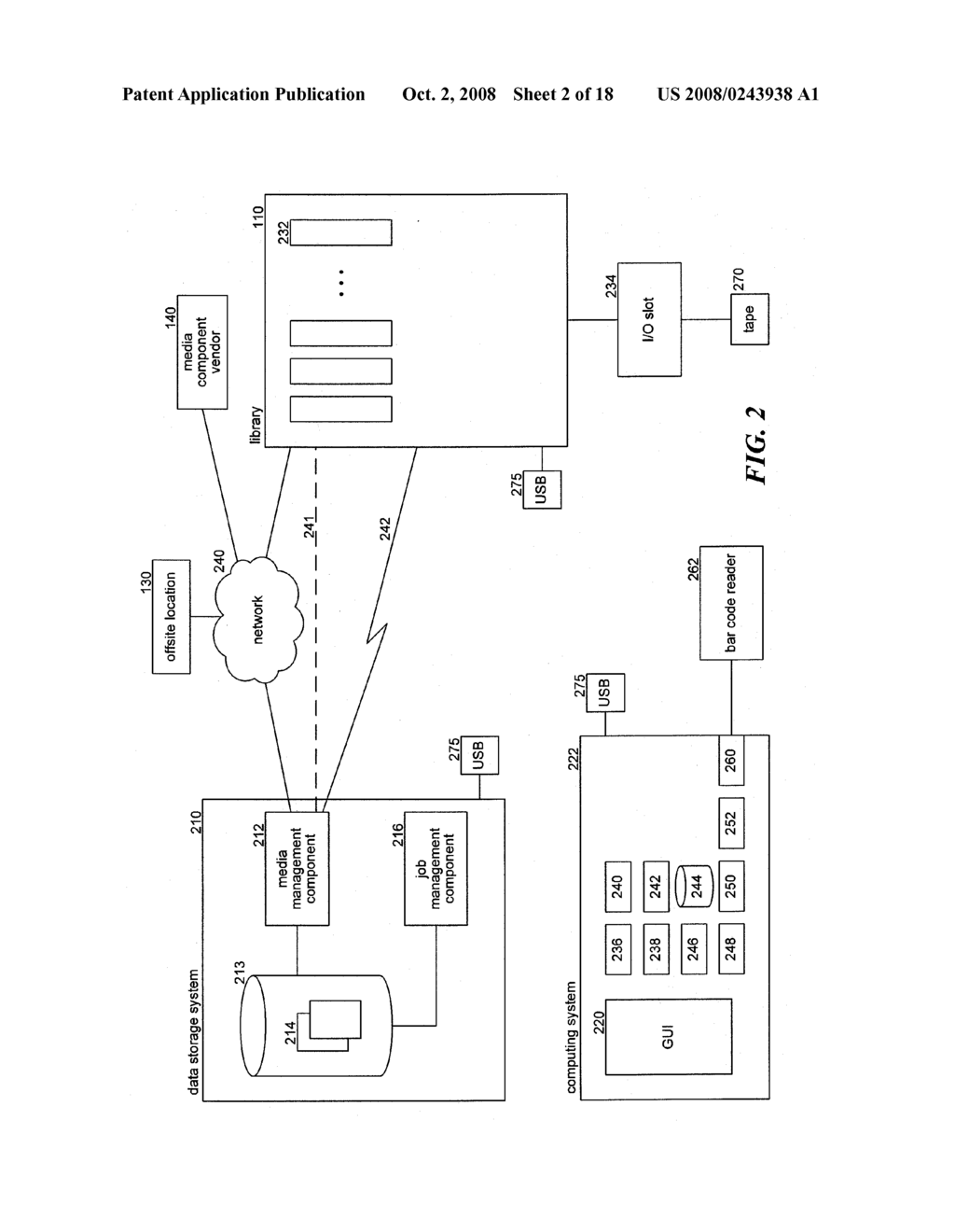 SYSTEMS AND METHODS OF MEDIA MANAGEMENT, SUCH AS MANAGEMENT OF MEDIA TO AND FROM A MEDIA STORAGE LIBRARY, INCLUDING REMOVABLE MEDIA - diagram, schematic, and image 03