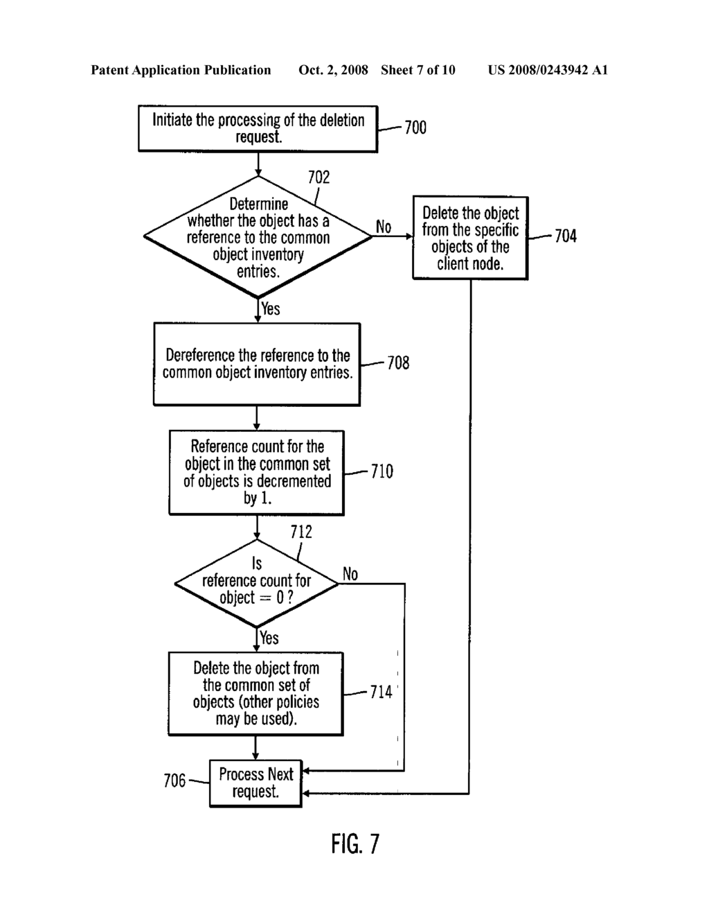 ELIMINATION OF REDUNDANT OBJECTS IN STORAGE SYSTEMS - diagram, schematic, and image 08